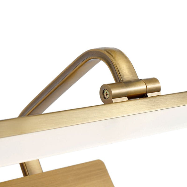 Chandelierias-Contemporary Minimalist Gold Linear LED Vanity Light-Wall Light-Gold-16.5 in