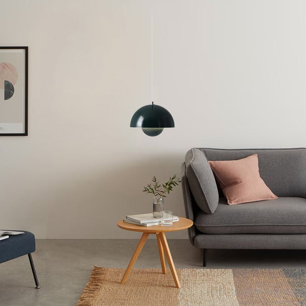 Chandelierias-Contemporary Single Light Hanging Pendant-Pendant-Pink-