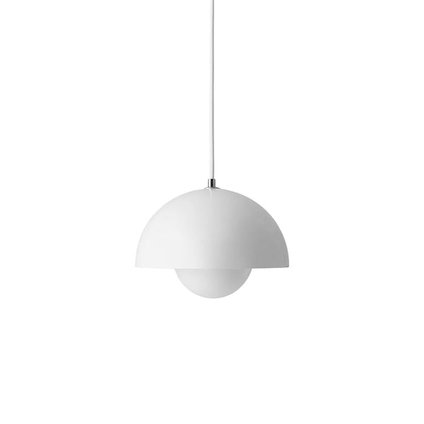 Chandelierias-Contemporary Single Light Hanging Pendant-Pendant-White-