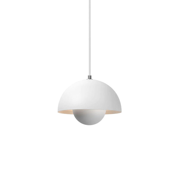 Chandelierias-Contemporary Single Light Hanging Pendant-Pendant-White-