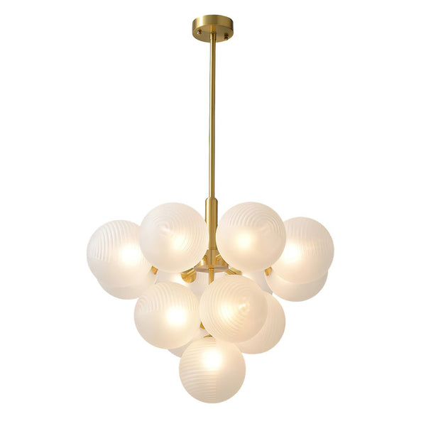 Chandelierias-Decorative Cluster Bubble Grape Chandelier-Chandeliers-5 Bulbs-