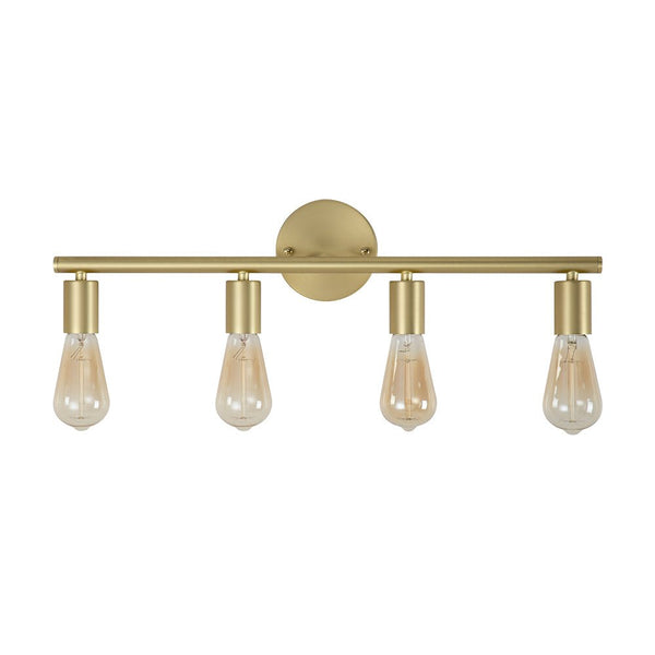 Chandelierias-Mid-century Modern 4-light Gold Wall Sconce-Wall Light--
