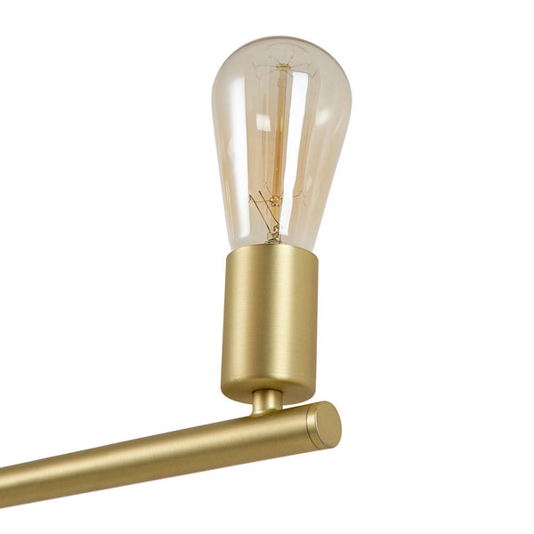 Chandelierias-Mid-century Modern 4-light Gold Wall Sconce-Wall Light--