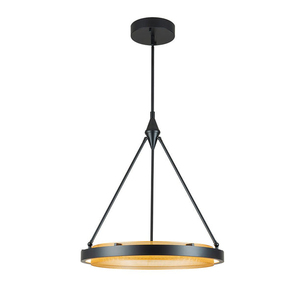 Chandelierias-Minimalist Metal Mesh Circle Dimmable LED Pendant Light-Pendant-Black (Pre-order)-