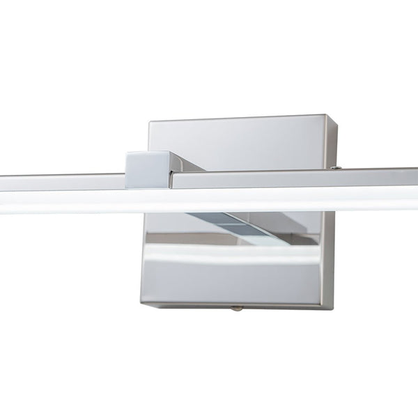 Chandelierias-Minimalist Modern Linear Dimmable LED Vanity Light-Wall Light-Chrome-