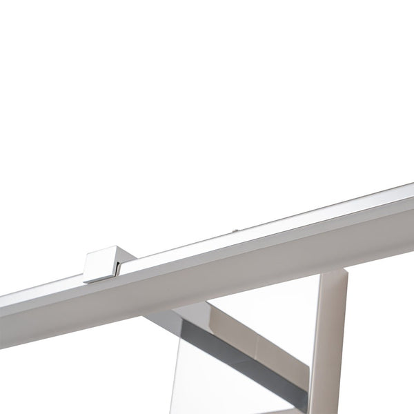 Chandelierias-Minimalist Modern Linear Dimmable LED Vanity Light-Wall Light-Chrome-