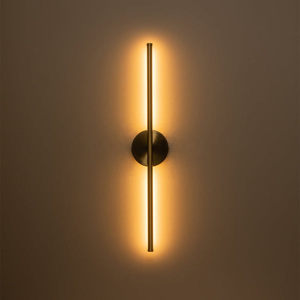 Chandelierias-Minimalist Strip Dimmable LED Linear Wall Light-Wall Light-Black-