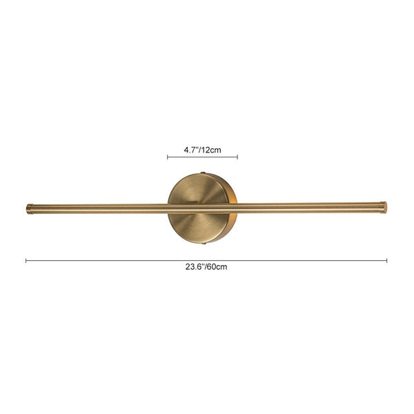 Chandelierias-Minimalist Strip Dimmable LED Linear Wall Light-Wall Light-Black-