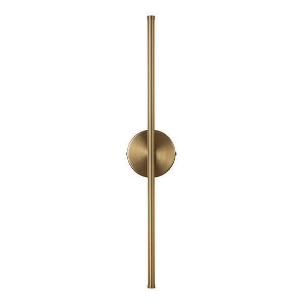Chandelierias-Minimalist Strip Dimmable LED Linear Wall Light-Wall Light-Brass-