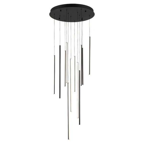 Chandelierias-Modern 12-Light LED Multi Light Pendant-Pendant--