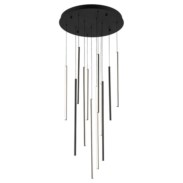 Chandelierias-Modern 12-Light LED Multi Light Pendant-Pendant--