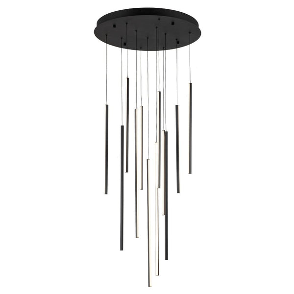 Chandelierias-Modern 12-Light LED Multi Light Pendant-Pendant--