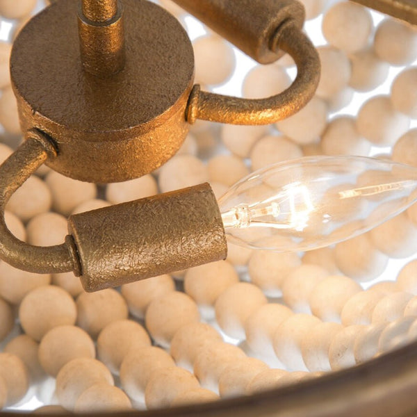 Chandelierias-Modern 3-Light Boho Beads Chandelier-Chandelier--