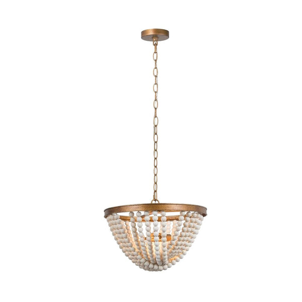 Chandelierias-Modern 3-Light Boho Beads Chandelier-Chandelier--