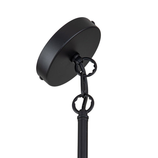 Chandelierias-Modern 8-Light Black & Gold Sputnik Chandelier-Chandeliers--