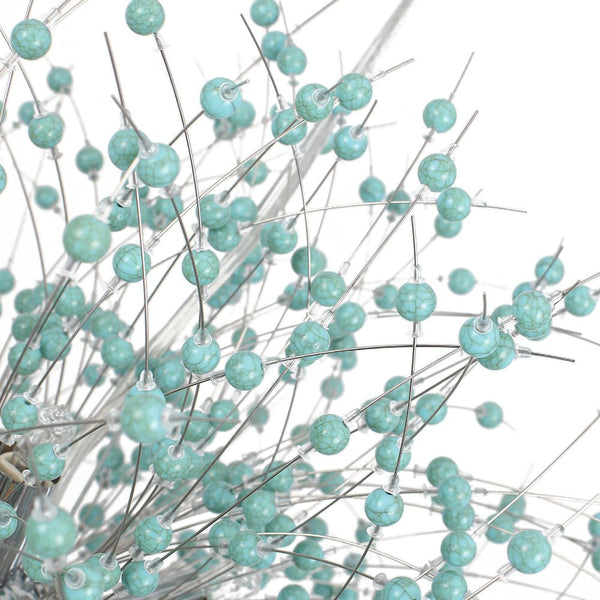 Chandelierias-Modern 9-Light Turquoise Firework Chandelier-Chandelier--