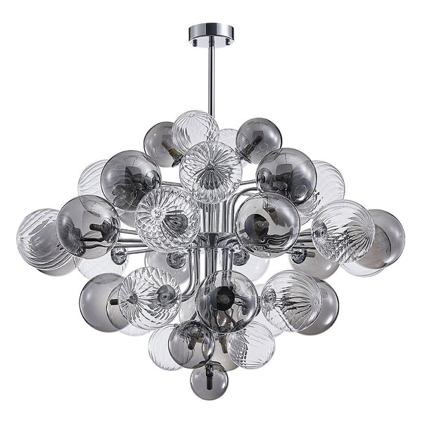 Chandelierias-Modern Cluster Bubble Grape Chandelier-Chandeliers-15 Bubbles-