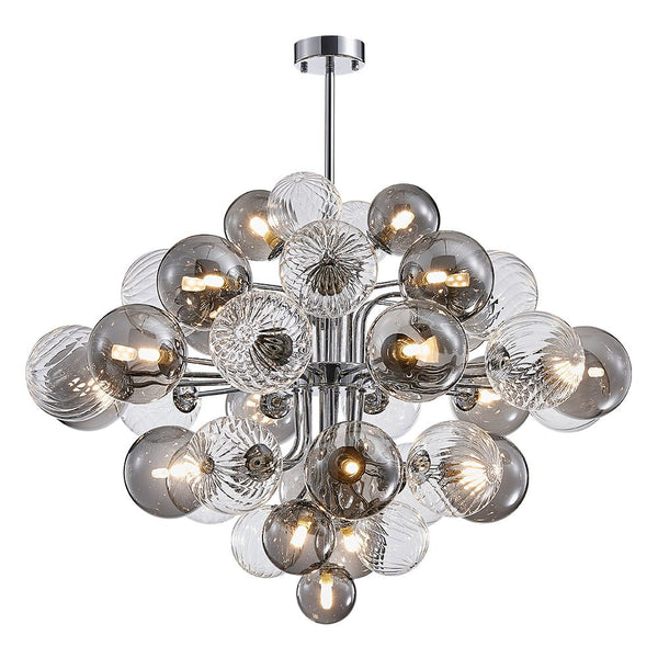 Chandelierias-Modern Cluster Bubble Grape Chandelier-Chandeliers-15 Bubbles-