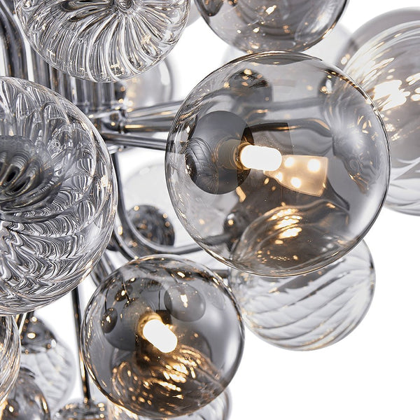 Chandelierias-Modern Cluster Bubble Grape Chandelier-Chandeliers-15 Bubbles-
