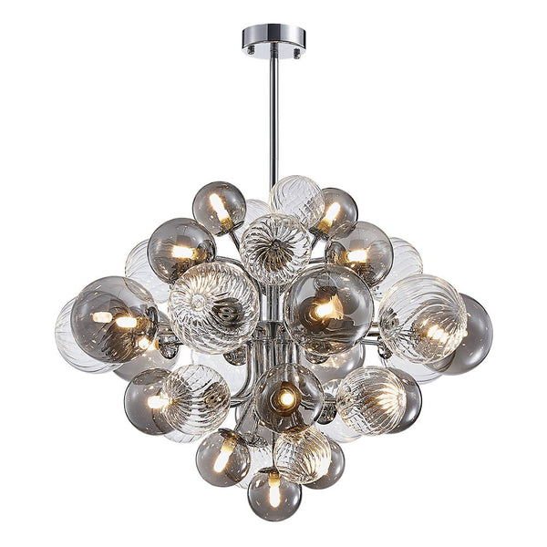 Chandelierias-Modern Cluster Bubble Grape Chandelier-Chandeliers-15 Bubbles-