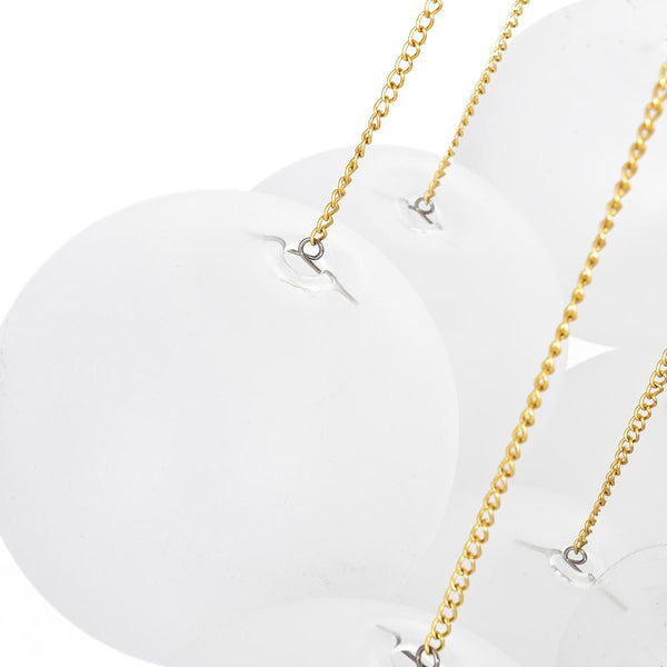 Chandelierias-Modern Cluster Frosted Bubble Chandelier-Chandelier-19 Bubbles-