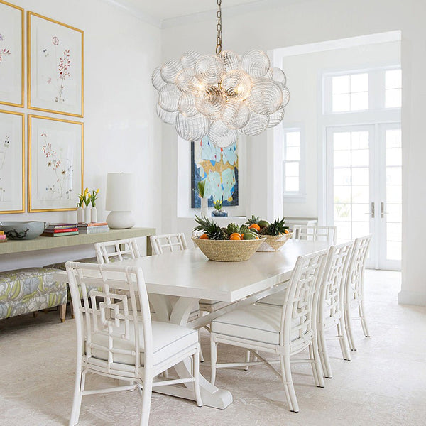Chandelierias-Modern Decorative Cluster Bubble Chandelier-Chandelier-3 Bulbs-