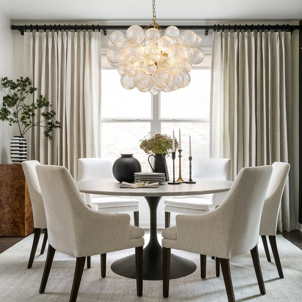 Chandelierias-Modern Decorative Cluster Bubble Chandelier-Chandelier-3 Bulbs-