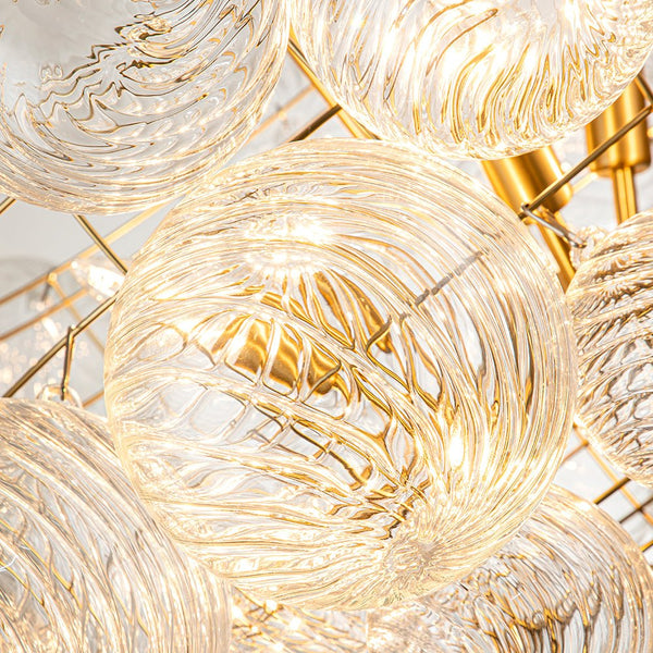 Chandelierias-Modern Decorative Cluster Bubble Chandelier-Chandelier-8 Bulbs-