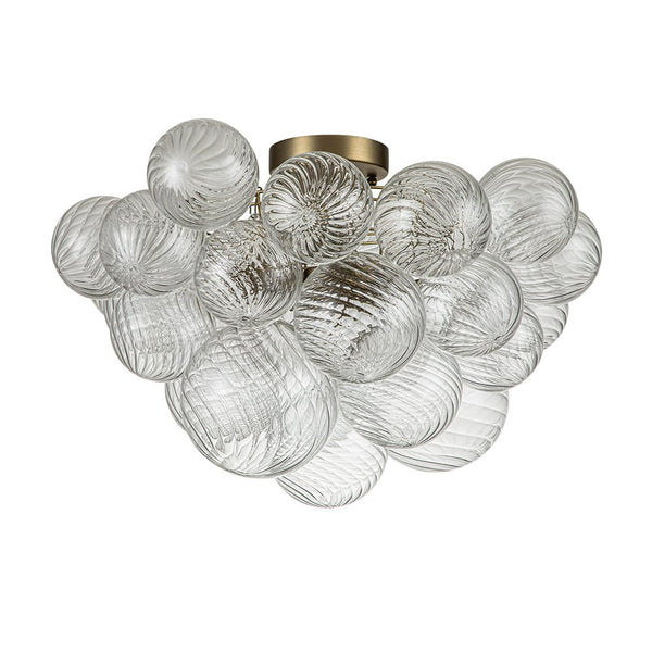 Chandelierias-Modern Decorative Cluster Bubble Semi-Flush Mount-Semi Flush--
