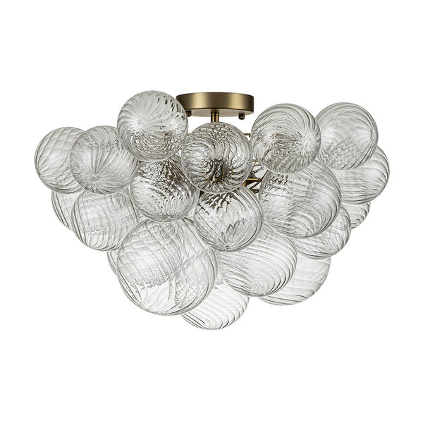Chandelierias-Modern Decorative Cluster Bubble Semi-Flush Mount-Semi Flush--