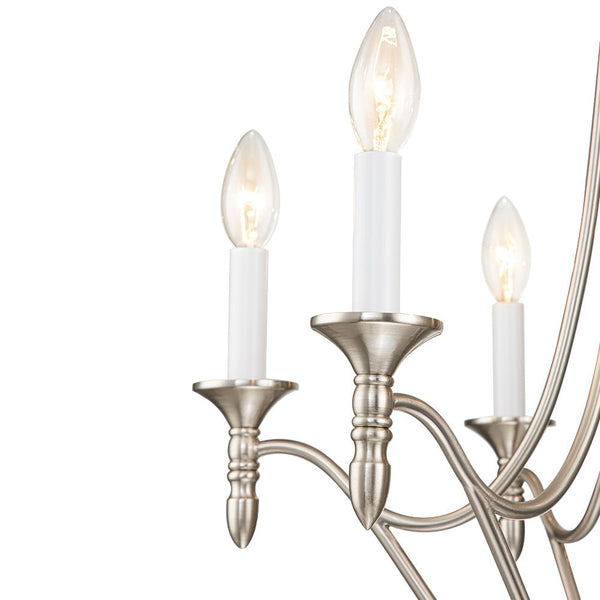 Chandelierias-Modern Farmhouse 6-Light Candle Style Chandelier-Chandeliers-Oil Rubbed Bronze-