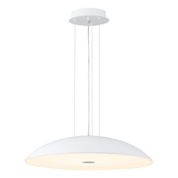 Chandelierias-Modern Minimalist Frisbee Dimmable LED Dome Pendant-Pendant-White (Pre-order)-