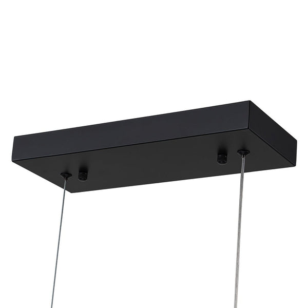 Chandelierias-Modern Minimalist Linear Walnut Wood Dimmable LED Pendant Light-Lighting Fixtures-Dark Walnut (Pre-order & Arrive in 3 Weeks)-