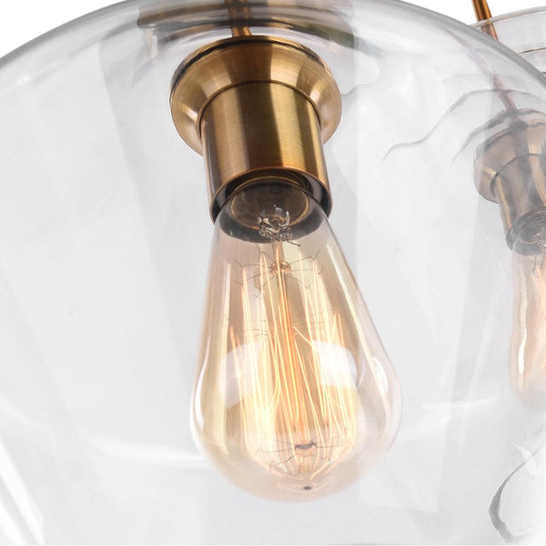 Chandelierias-Modern Sculptural Glass Pendant Lighting-Pendant-S-Clear