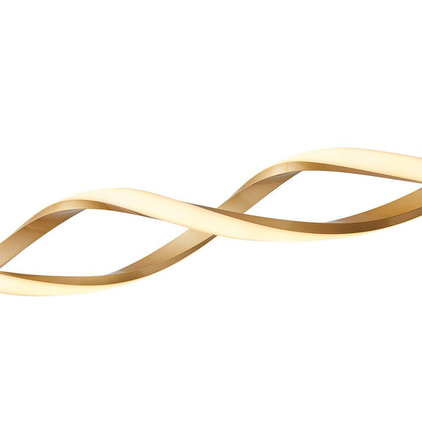 Chandelierias-Modern Stylish DNA Double Helix Dimmable LED Pendant-Pendant-Black-