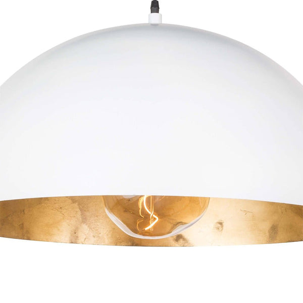 Chandelierias-Single-Light Hanging Oversized Dome Pendant-Pendant-Medium-Black