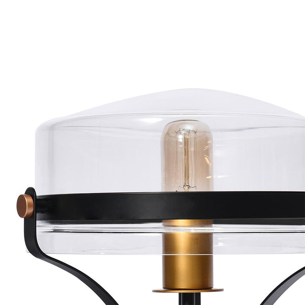 Chandelierias-Single Light Semi Flush Mount Drum Ceiling Light-Flush Mount--