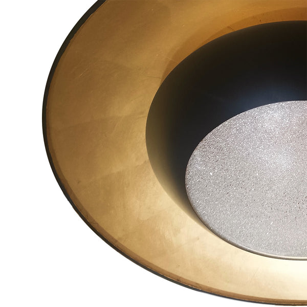 Chandelierias-Ultra-modern Nordic Flying-Saucer Dimmable LED Dome Pendant-Pendant-White & Silver Leaf (Pre-order)-