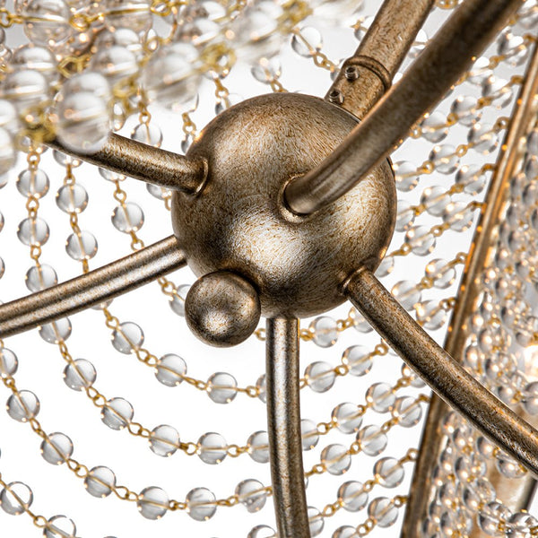 Chandelierias-Vintage Luxury Crystal Candle Style Empire Chandelier-Chandeliers-5 Bulbs-