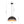 1-Light Distressed Hammered Domed Pendant