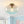 1-Light Ombre Oval Glass Semi-flush Mount