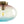 1-Light Ombre Oval Glass Semi-flush Mount