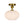 1-Light Oval Opal Ribbed Glass Semi-flush Mount