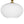1-Light Oval Opal Ribbed Glass Semi-flush Mount