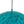 1-Light Turquoise Speckled Oversized Domed Pendant