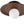 1-Light Walnut Wood Frosted Glass Mixed Semi-flush Mount