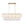 10-Light White Strie Glass Linear Layered Chandelier