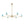 Ornate Glam 12-Light Blue Mixed Frosted Glass Sphere Chandelier
