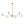 Ornate Glam 12-Light Blue Mixed Frosted Glass Sphere Chandelier