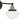 2-Light Sculptural Schoolhouse Glass Linear Vanity Sconce